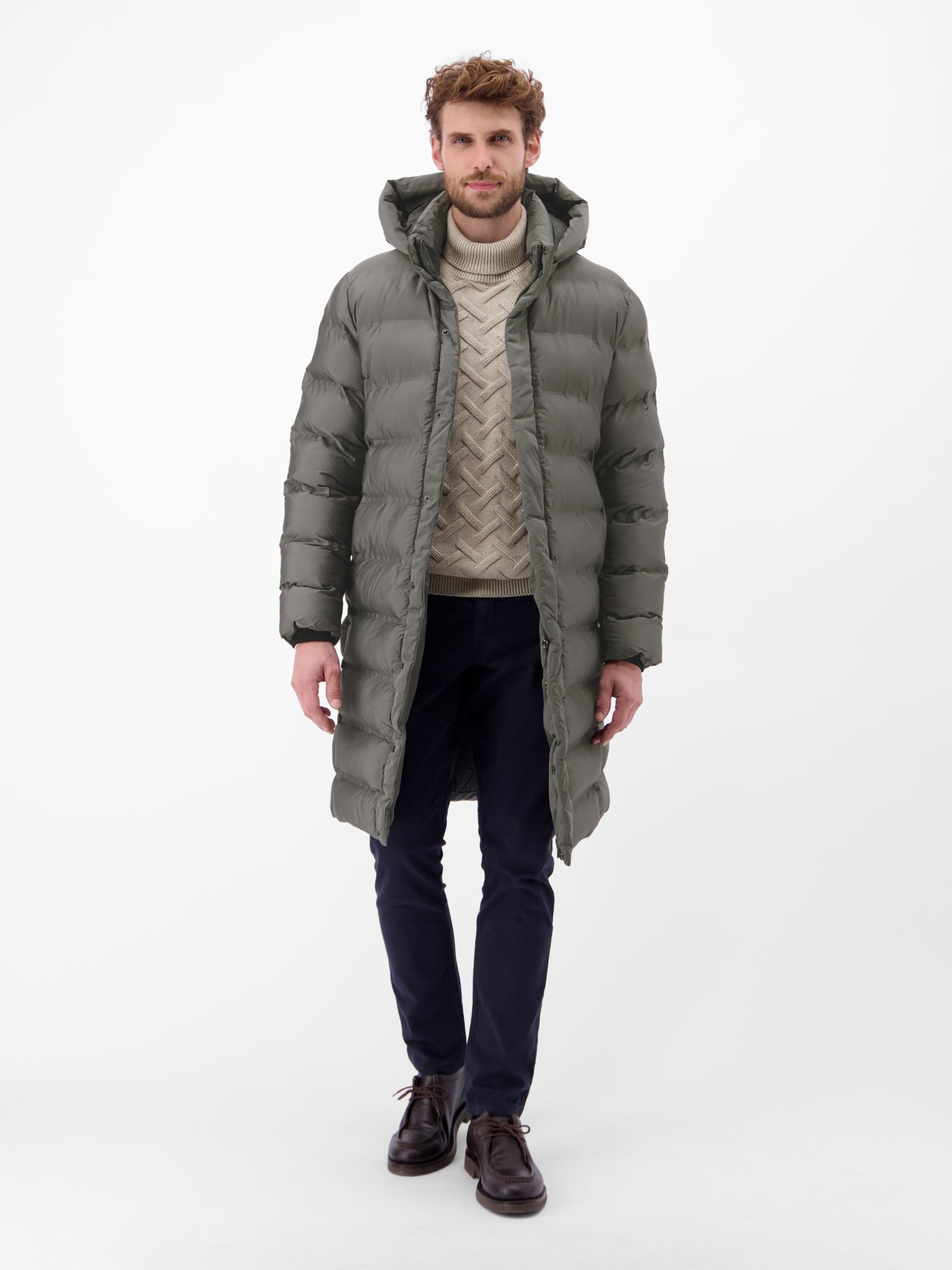 Herren Stepp-Parka mit abnehmbarer Kapuze - LERROS