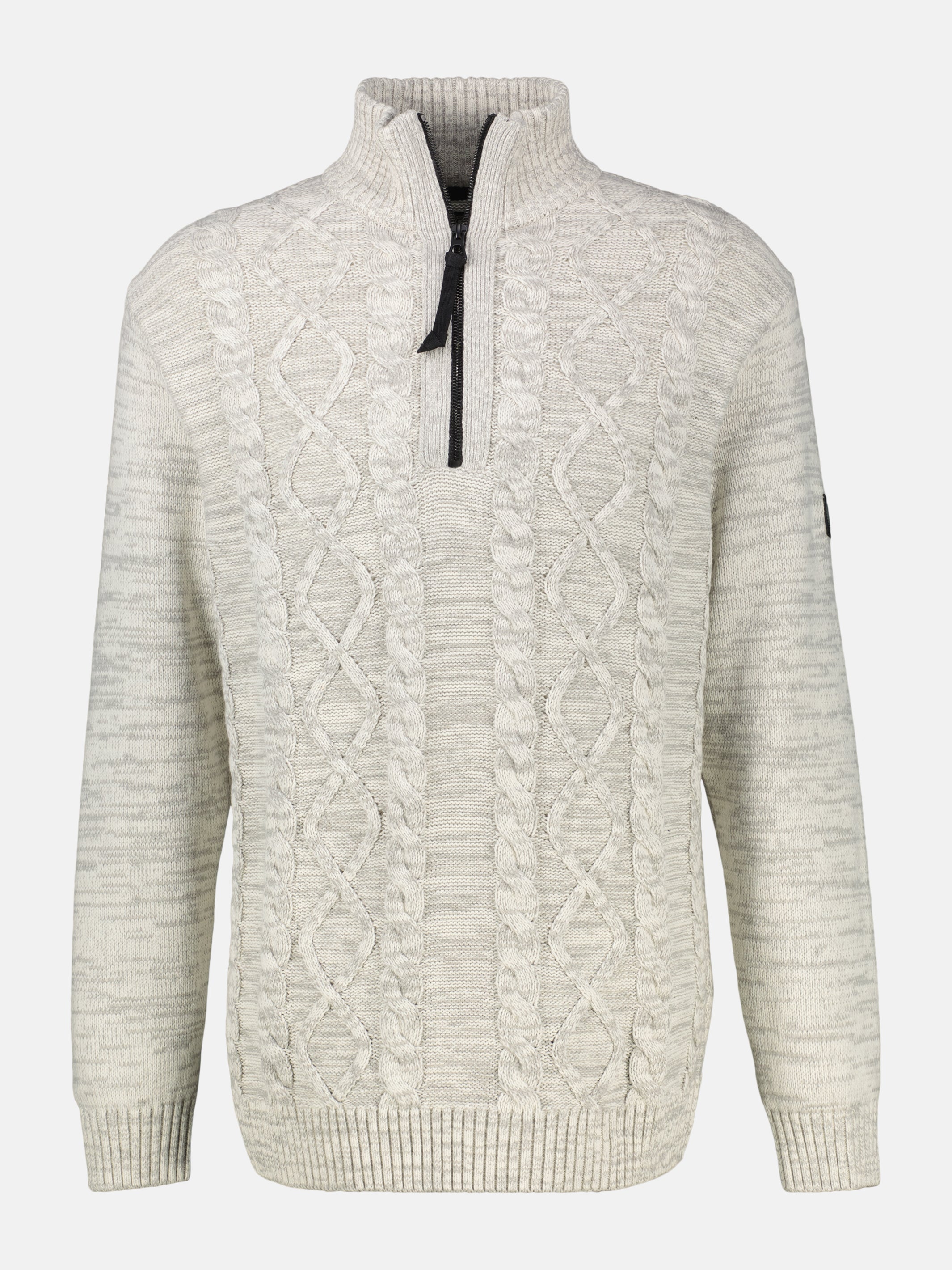Herren Stricktroyer mit Zopfmuster - Strick Troyer