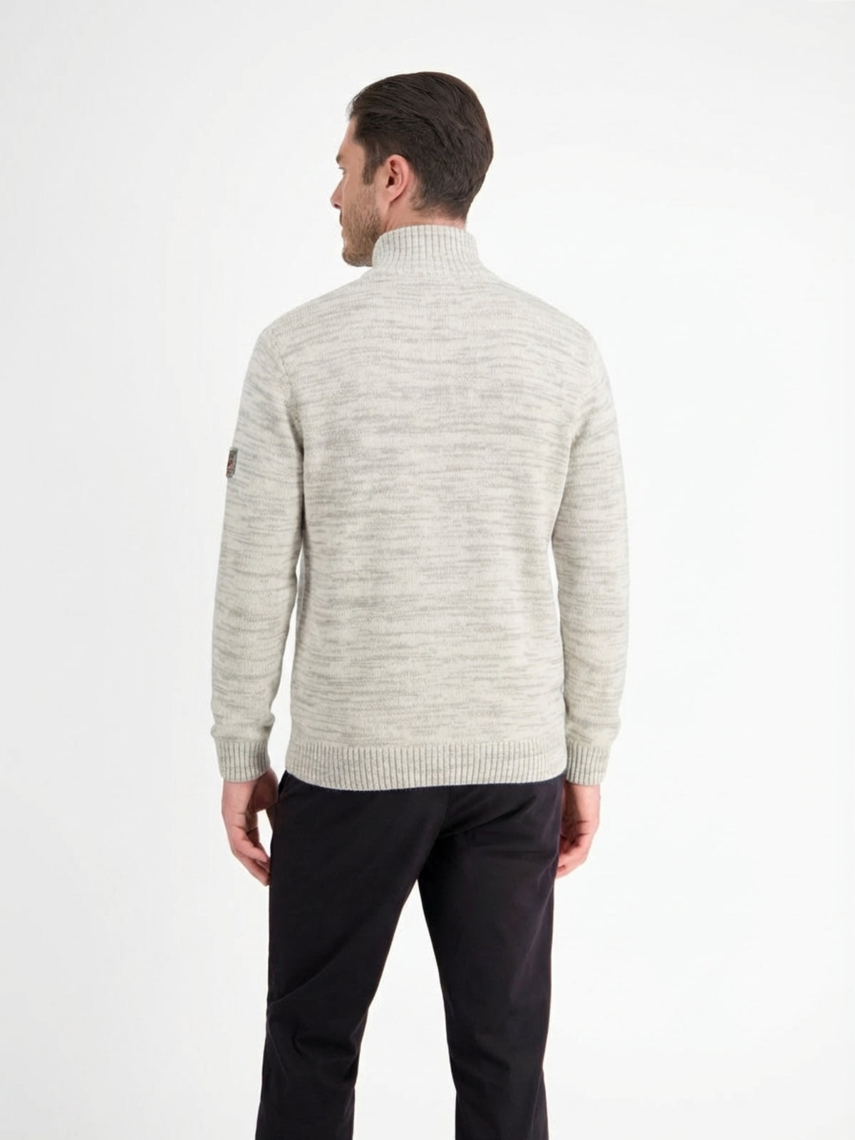 Herren Stricktroyer mit Zopfmuster - Strick Troyer