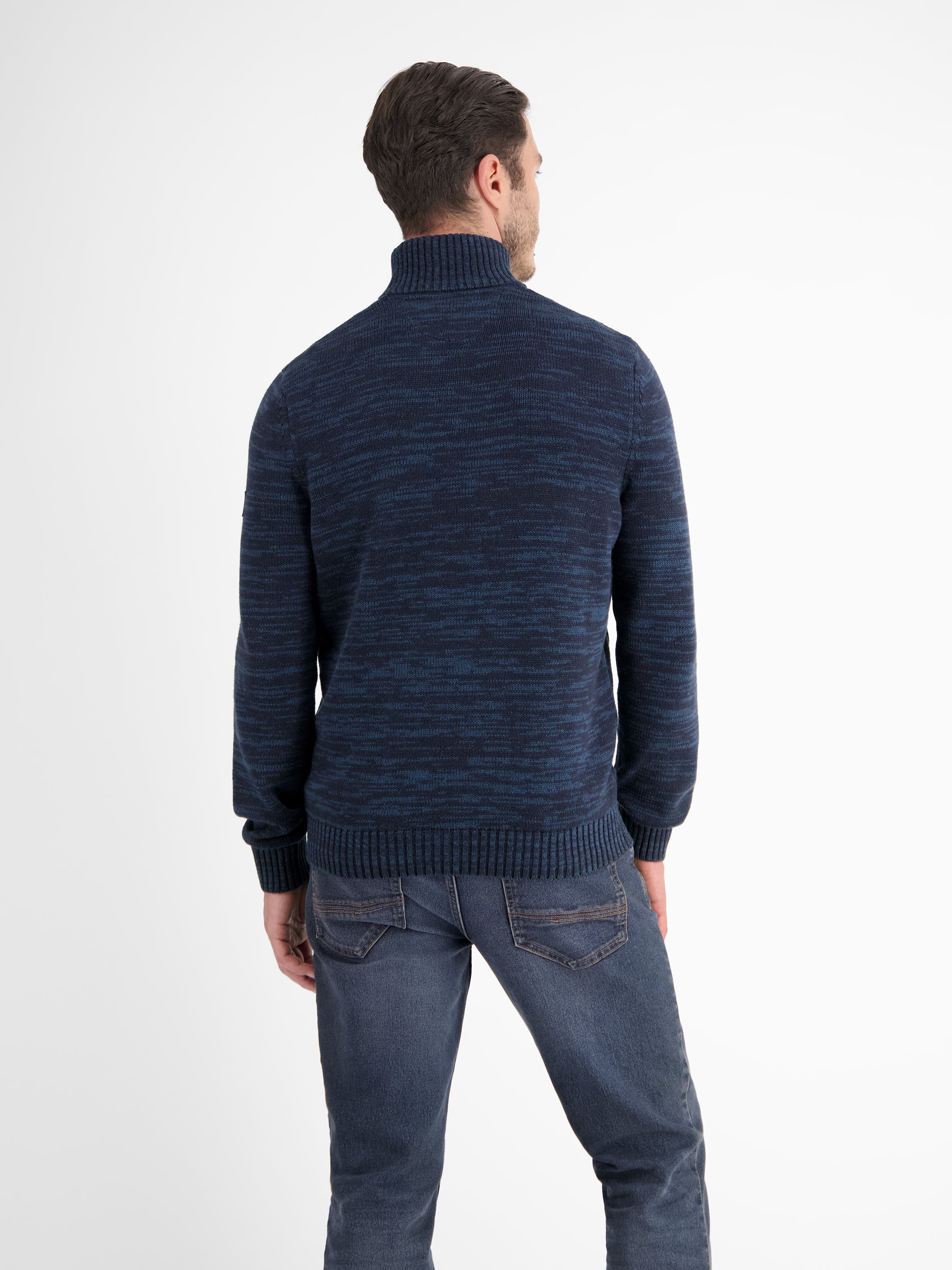 Herren Stricktroyer mit Zopfmuster - Strick Troyer