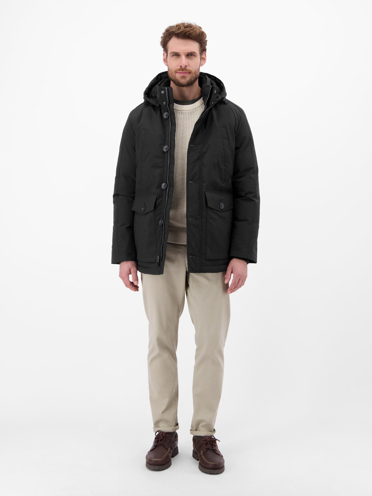 Herren Parka mit Kapuze - LERROS