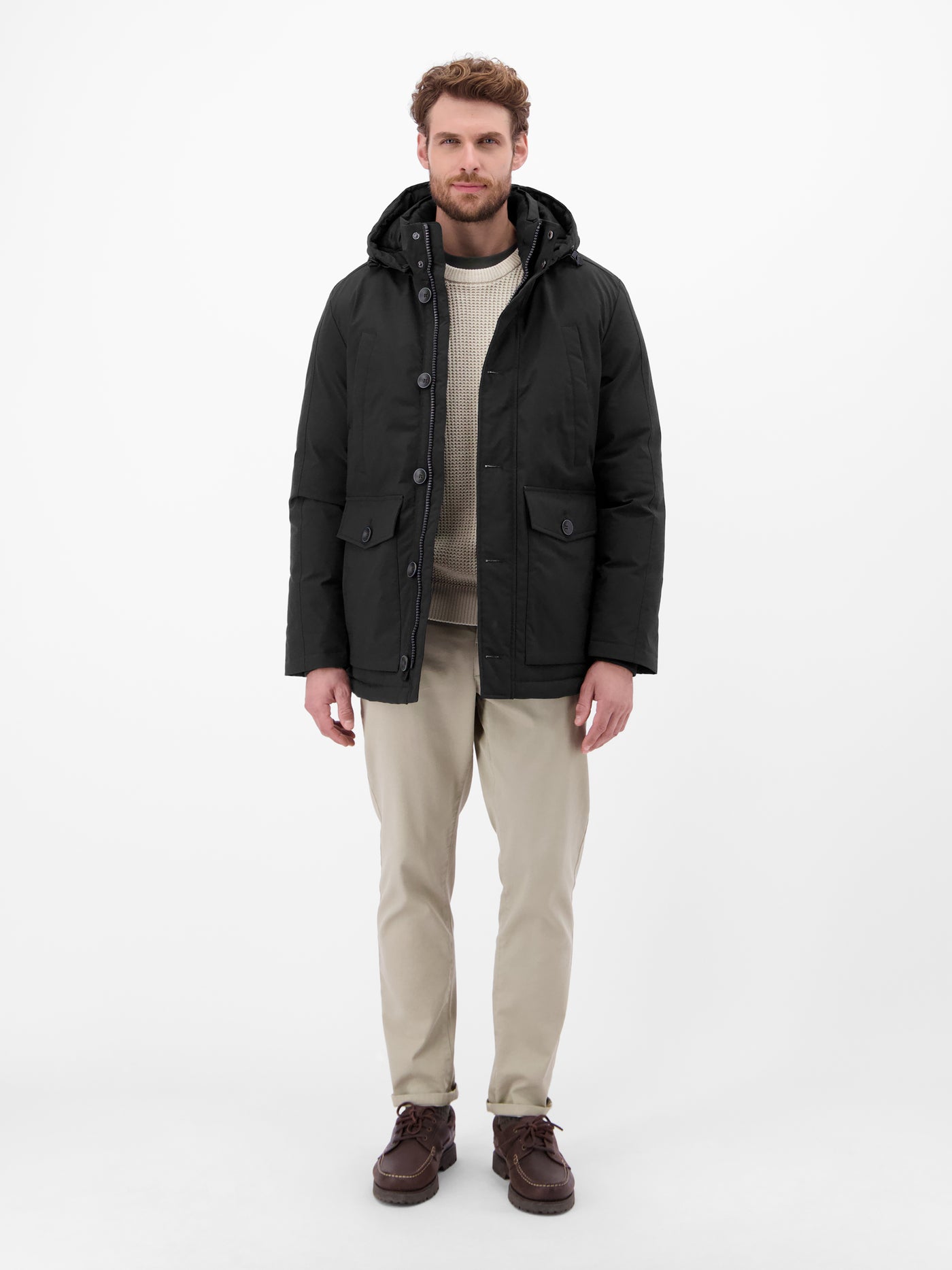 Herren Parka mit Kapuze - LERROS