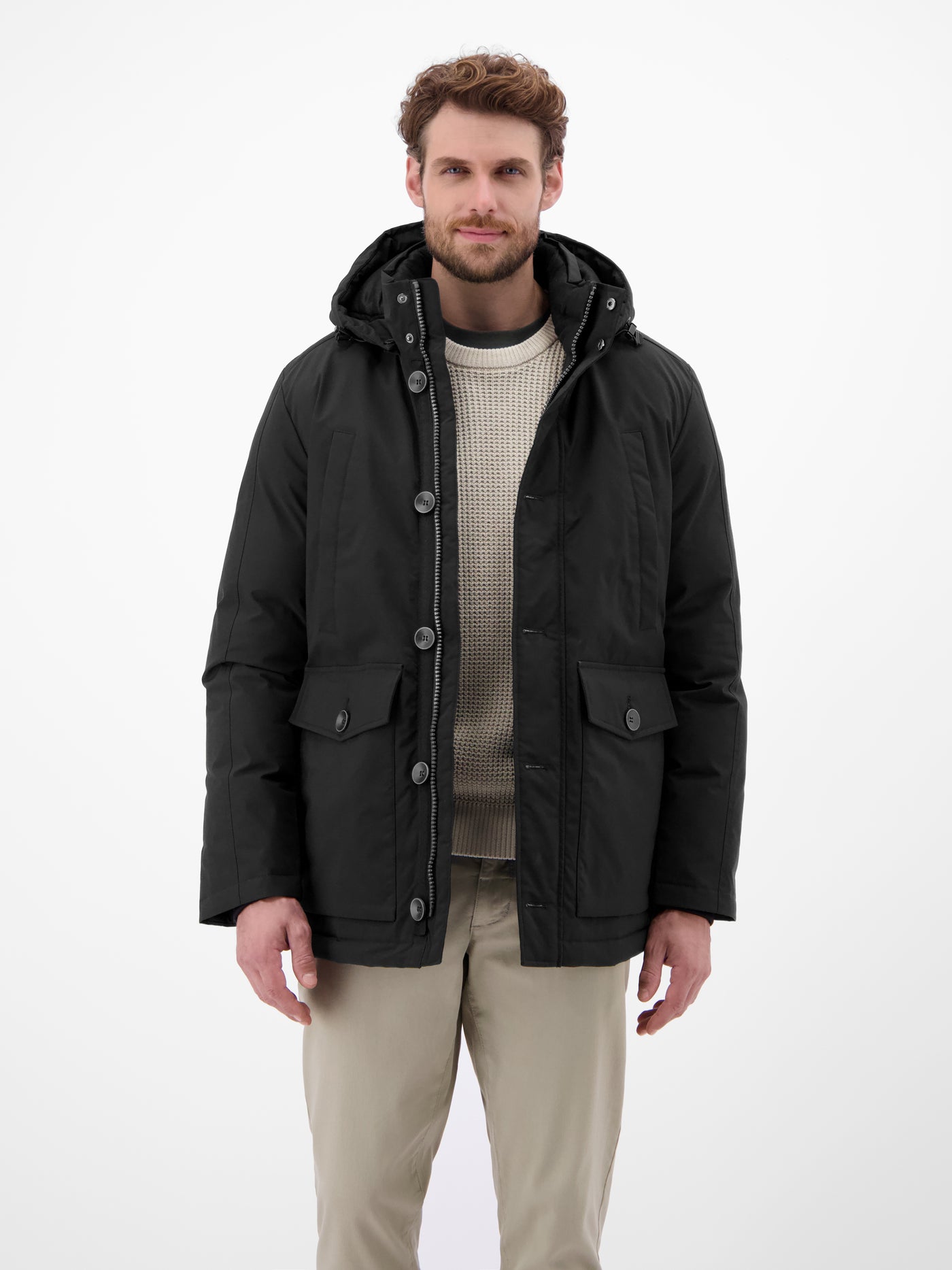 Herren Parka mit Kapuze - LERROS