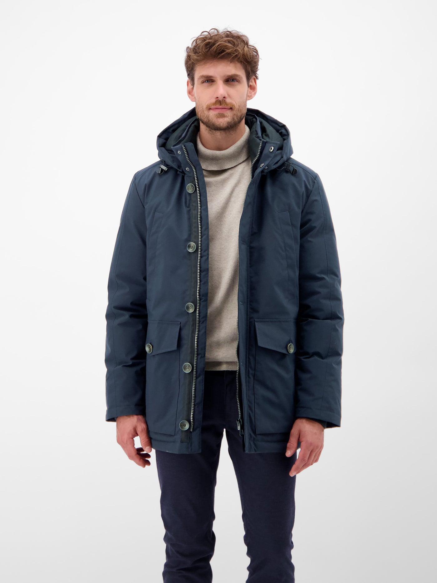 Herren Parka mit Kapuze - LERROS