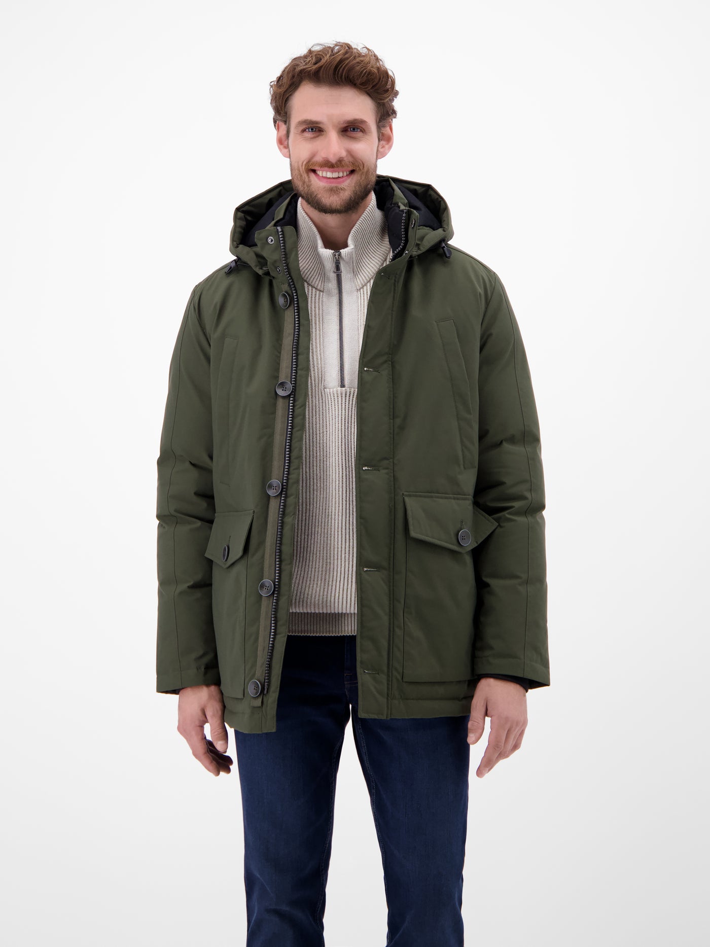 Herren Parka mit Kapuze - LERROS