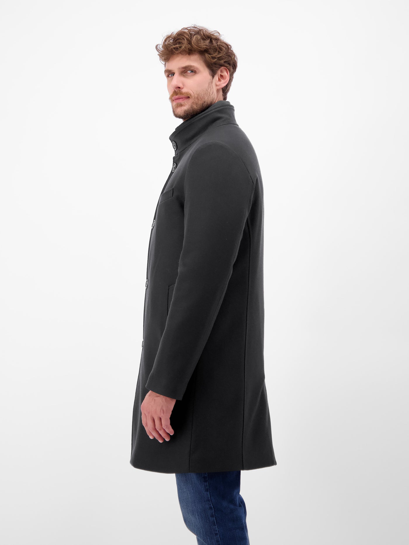 Herren-Mantel mit herausnehmbaren Westeneinsatz - LERROS