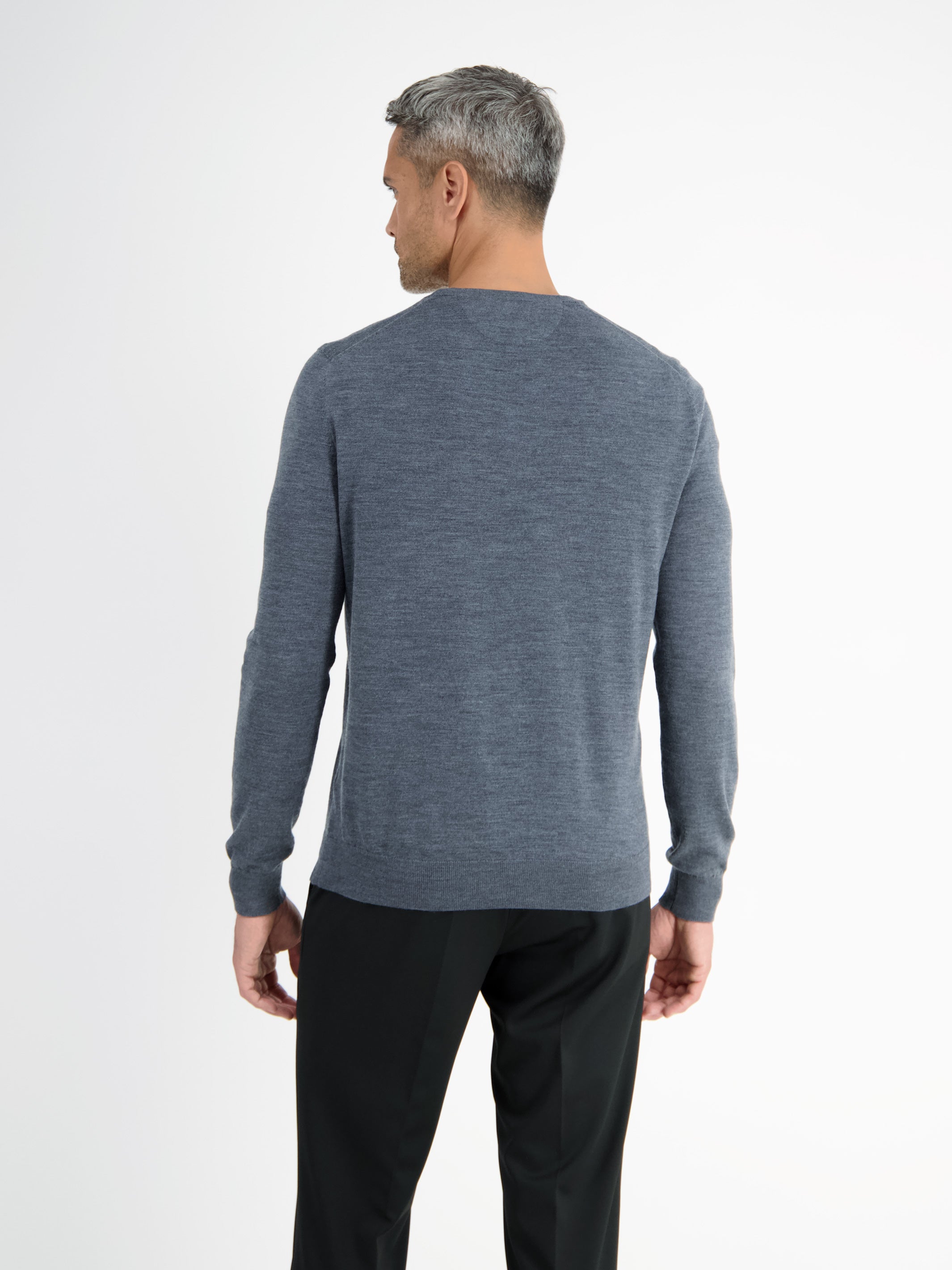 Bayer 04 Leverkusen Rundhals-Feinstrickpullover aus Schurwolle (Merino) - LERROS