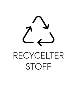 Recycelter Stoff
