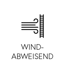 Windabweisende Funktion