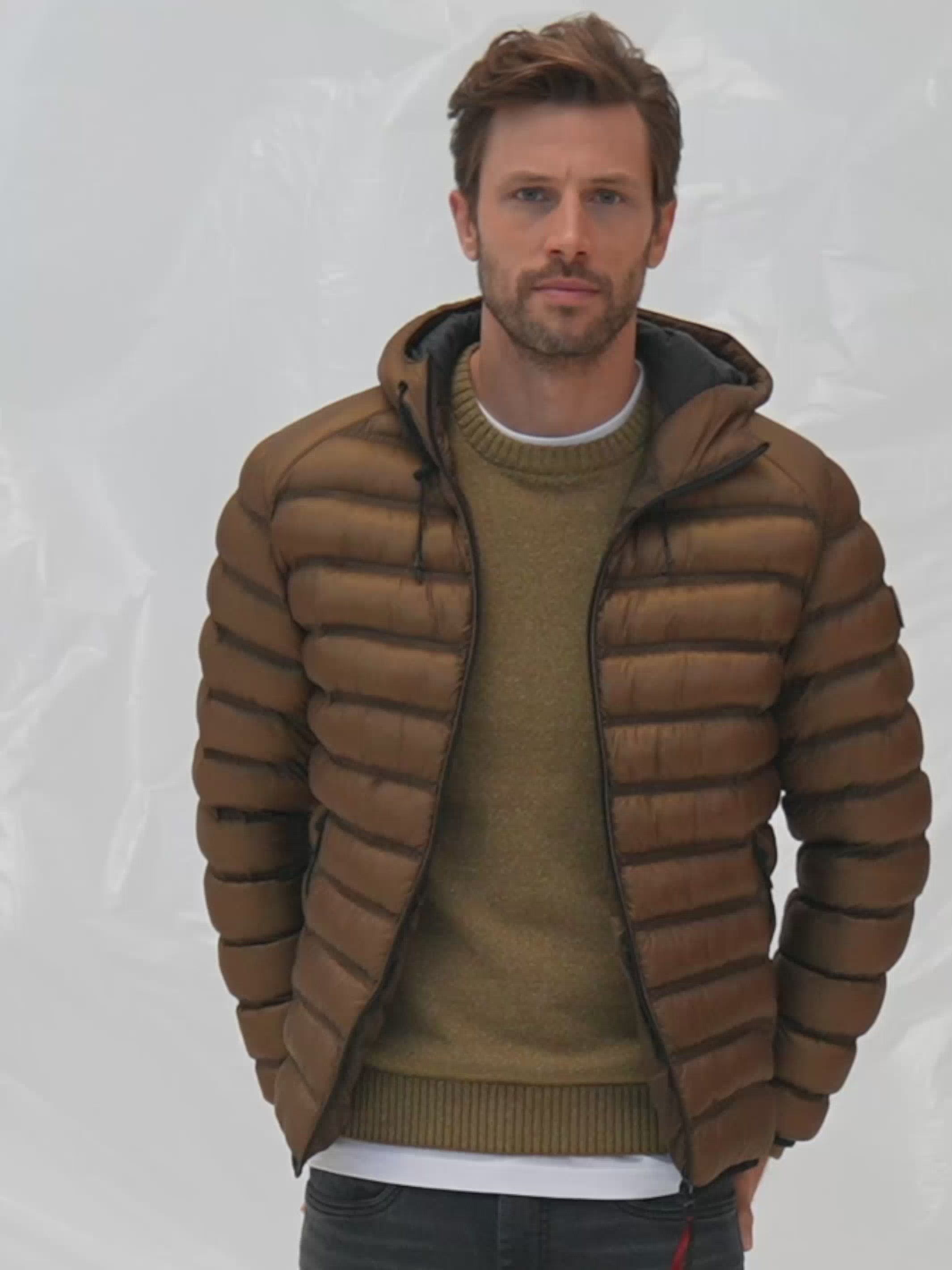 Steppblouson mit Kapuze - LERROS