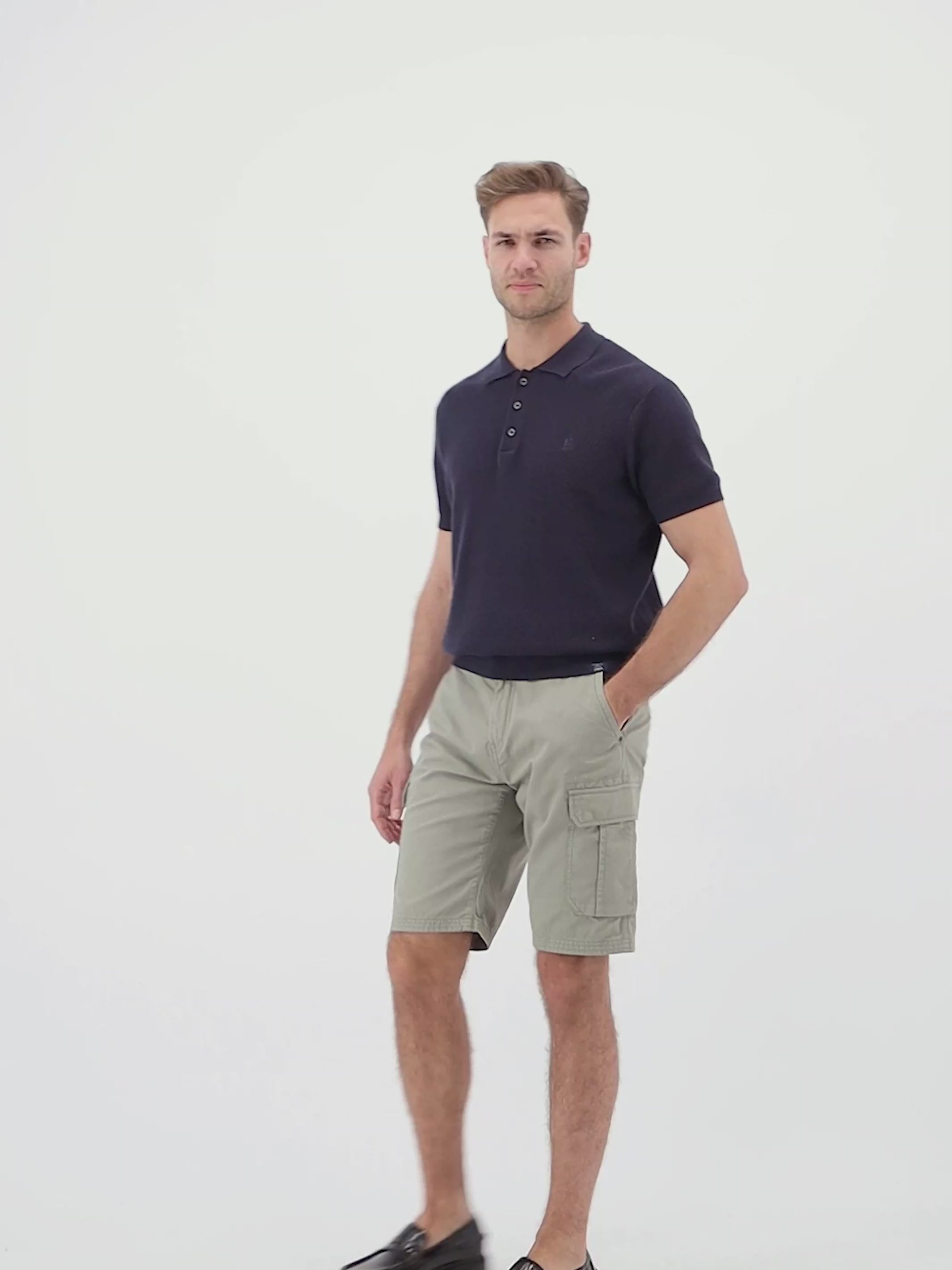 Cargo Bermuda aus robuster Baumwolle