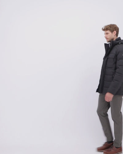 Herren Fieldjacket in Woll-Optik