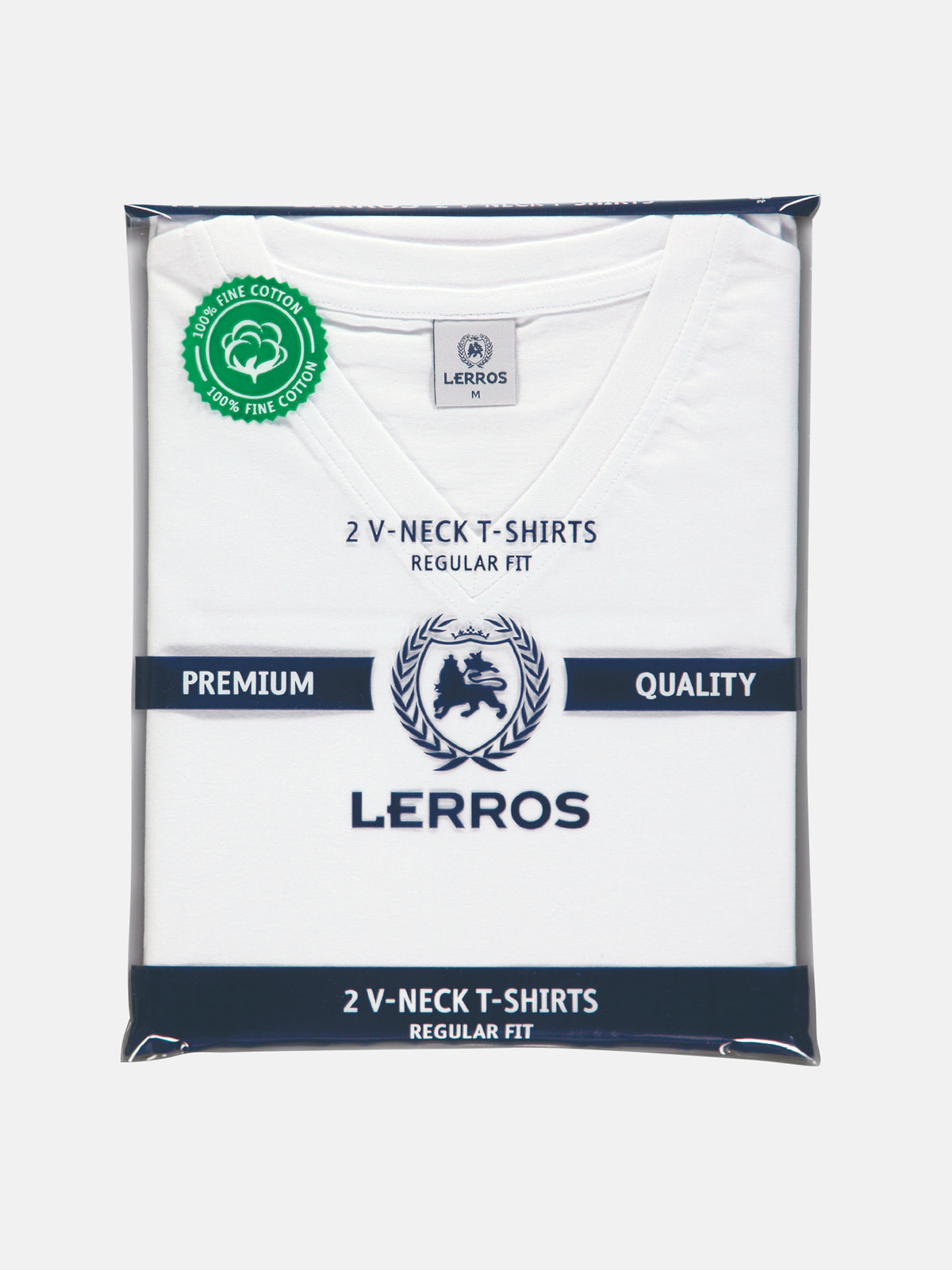 DOPPELPACK T-SHIRT V-AUSSCHNITT - LERROS