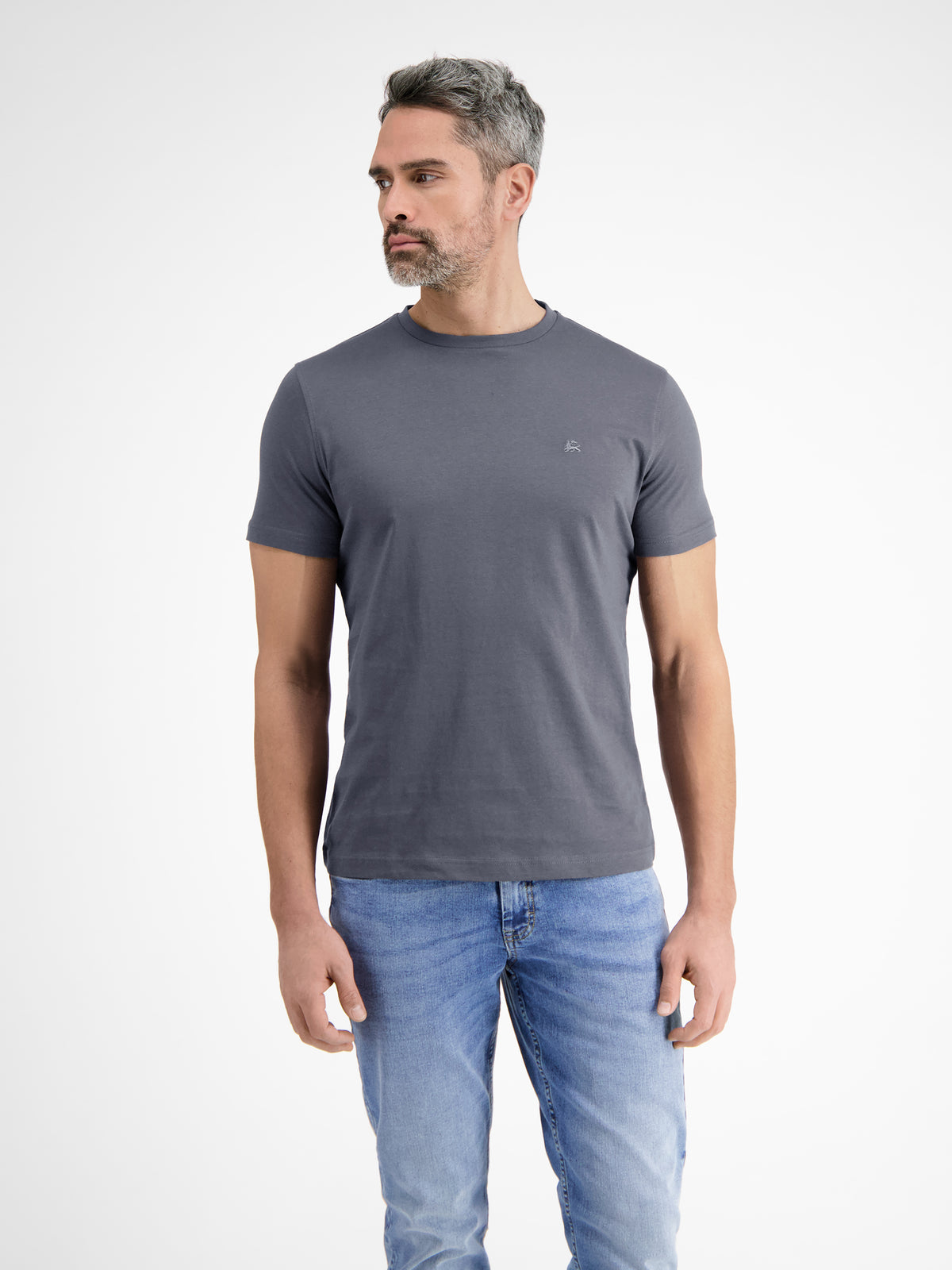 Klassisches Rundhals Herren T-Shirt - LERROS