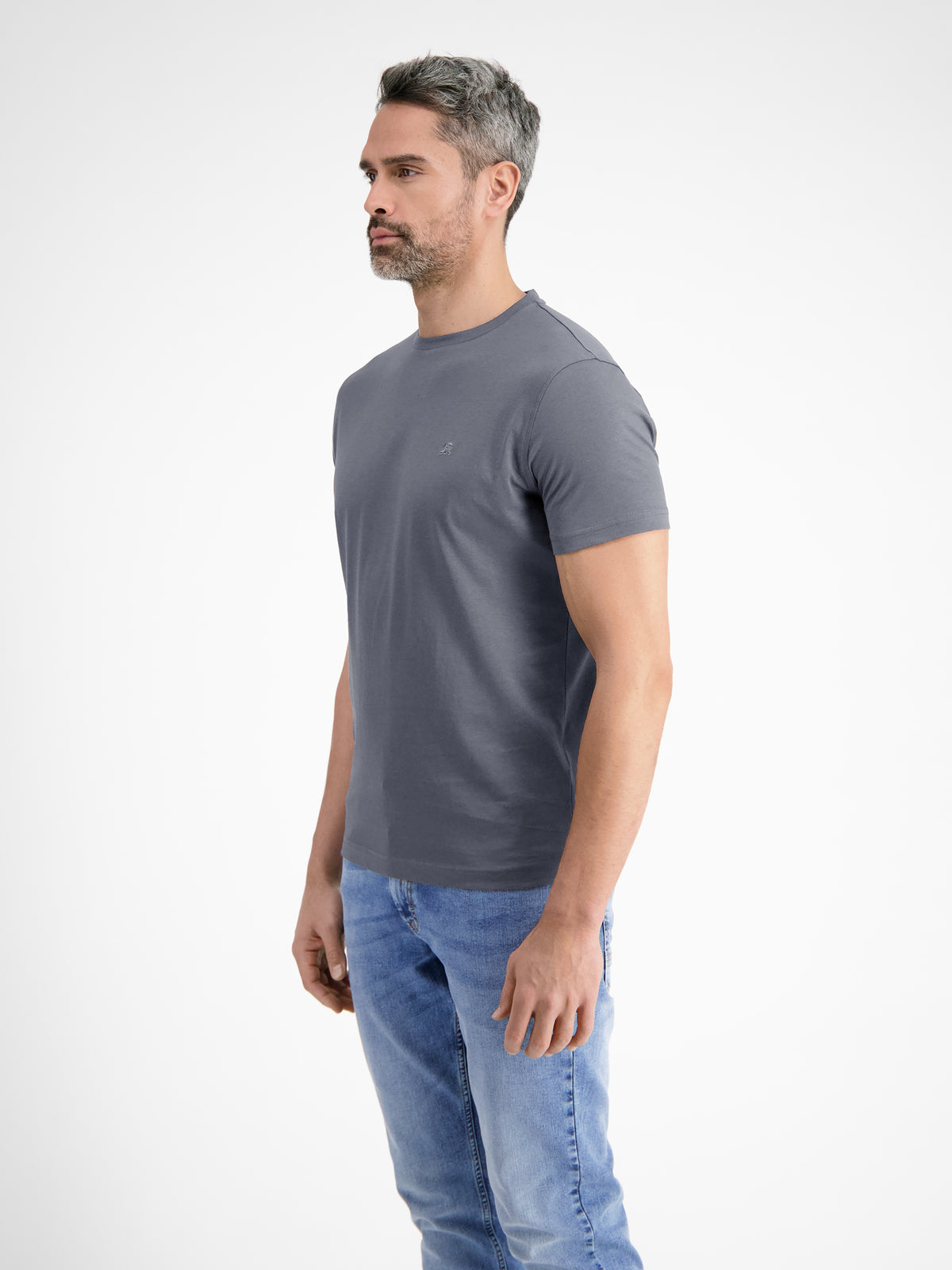 Klassisches Rundhals Herren T-Shirt - LERROS