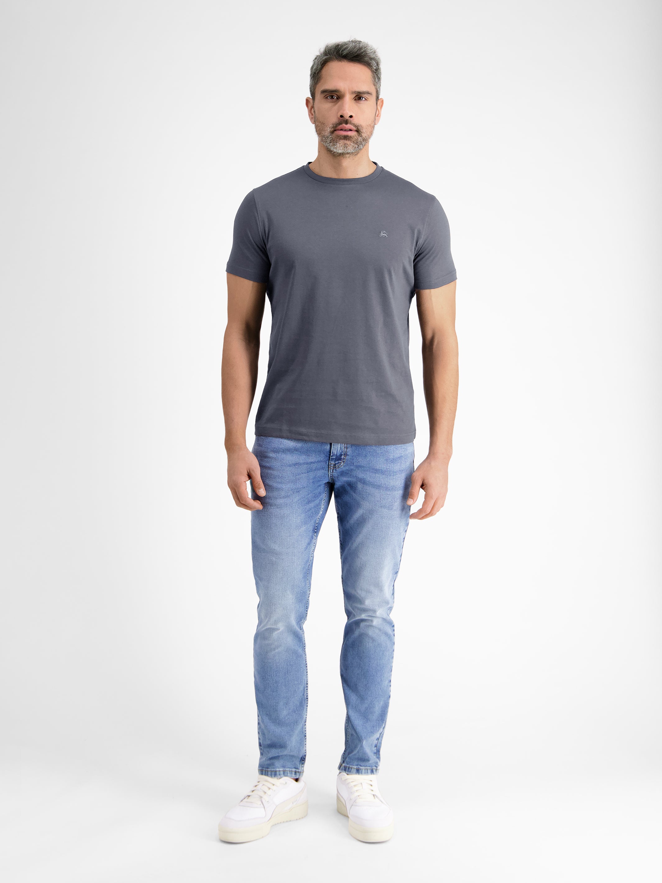 Klassisches Rundhals Herren T-Shirt - LERROS