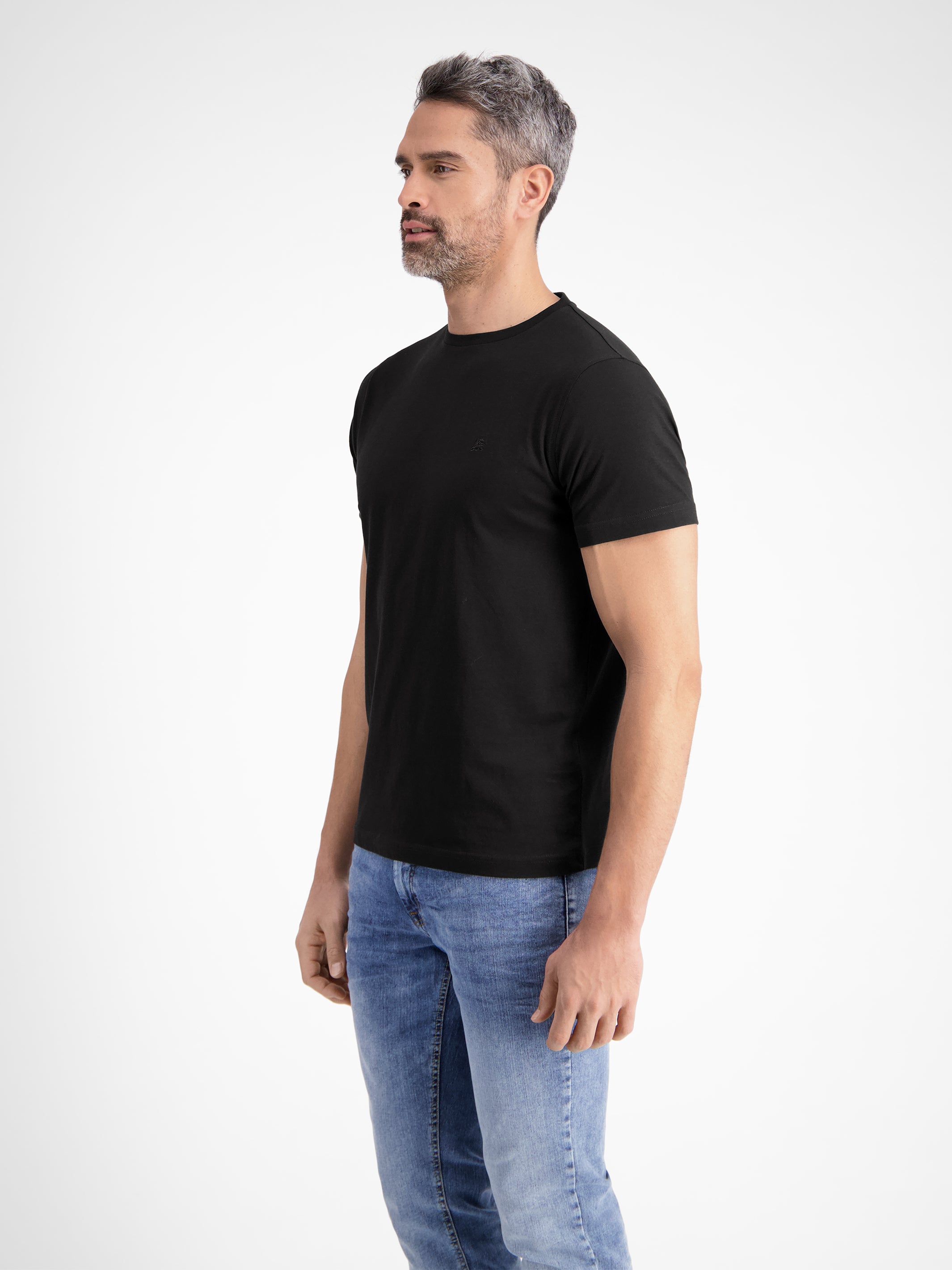 Klassisches Rundhals Herren T-Shirt - LERROS