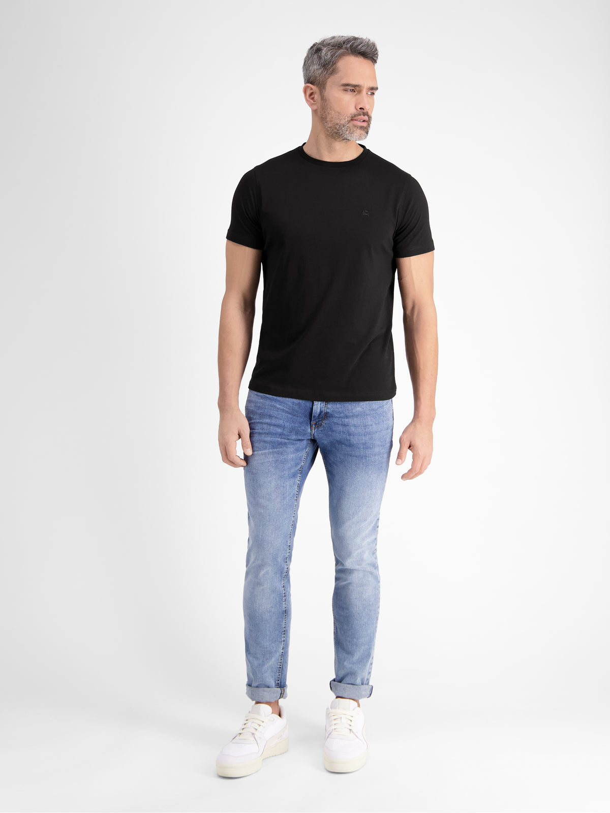 Klassisches Rundhals Herren T-Shirt - LERROS