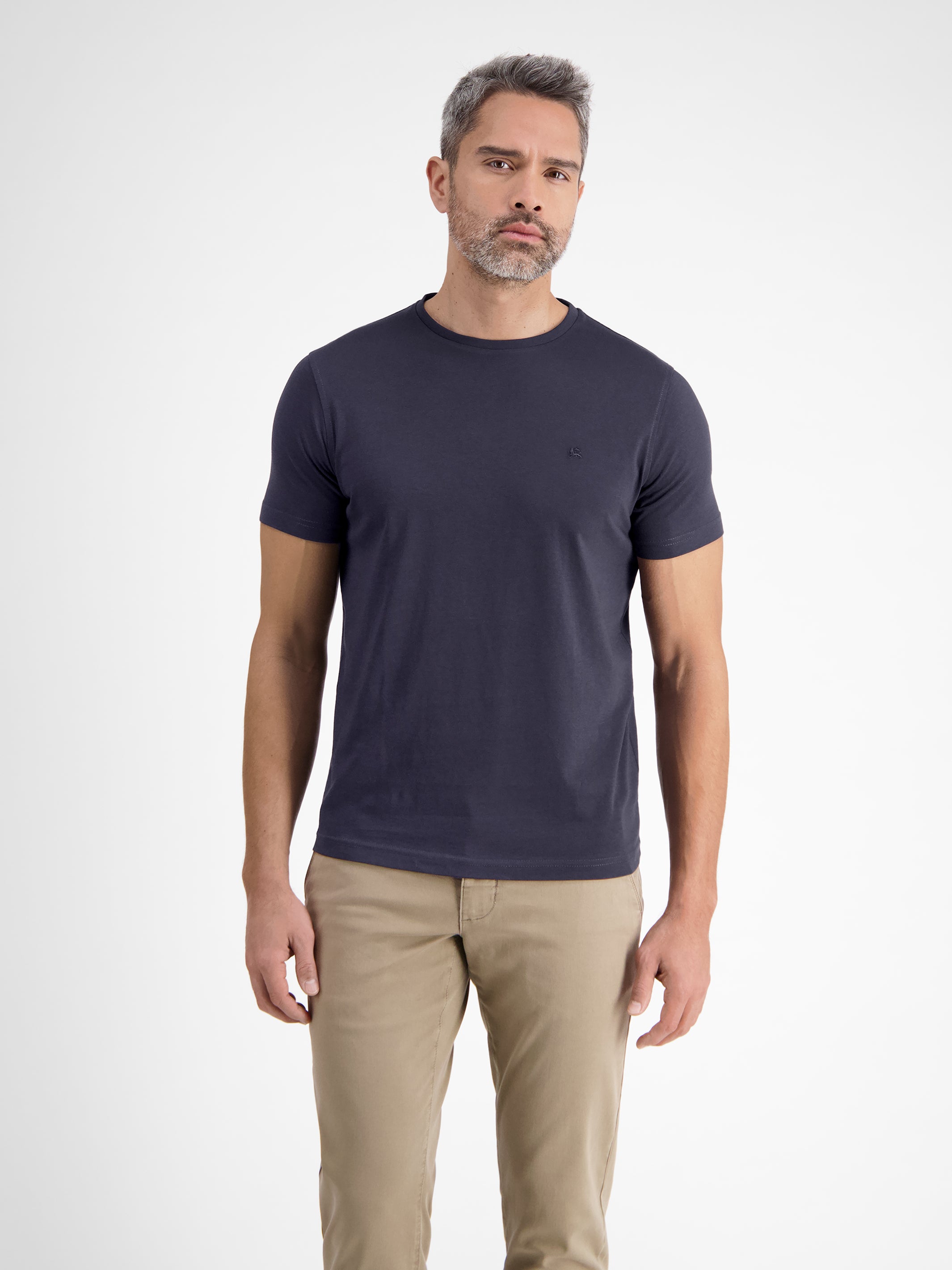 Klassisches Rundhals Herren T-Shirt - LERROS