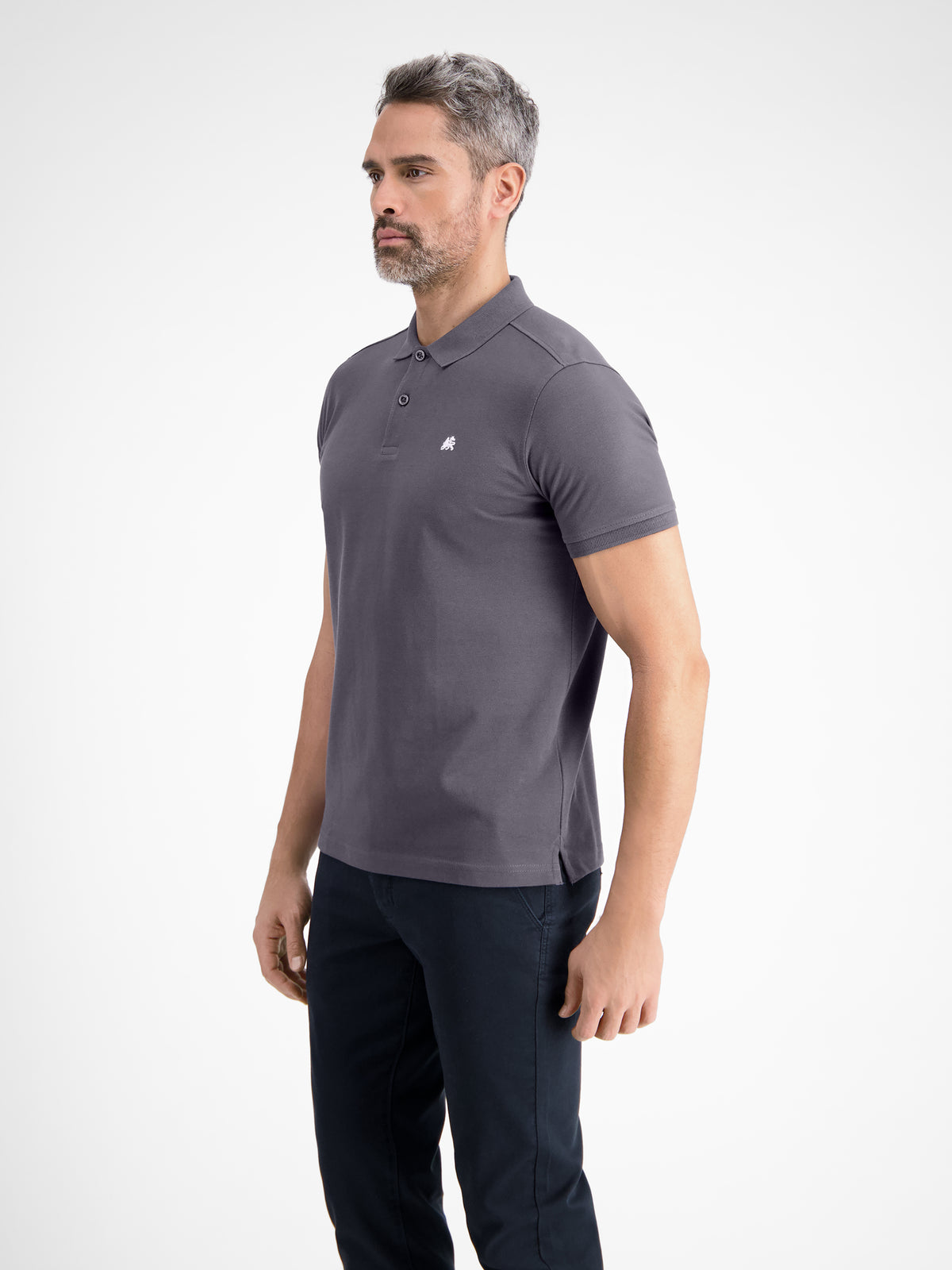 Basic Herren Poloshirt in klassischer Passform und Piquéqualität - LERROS