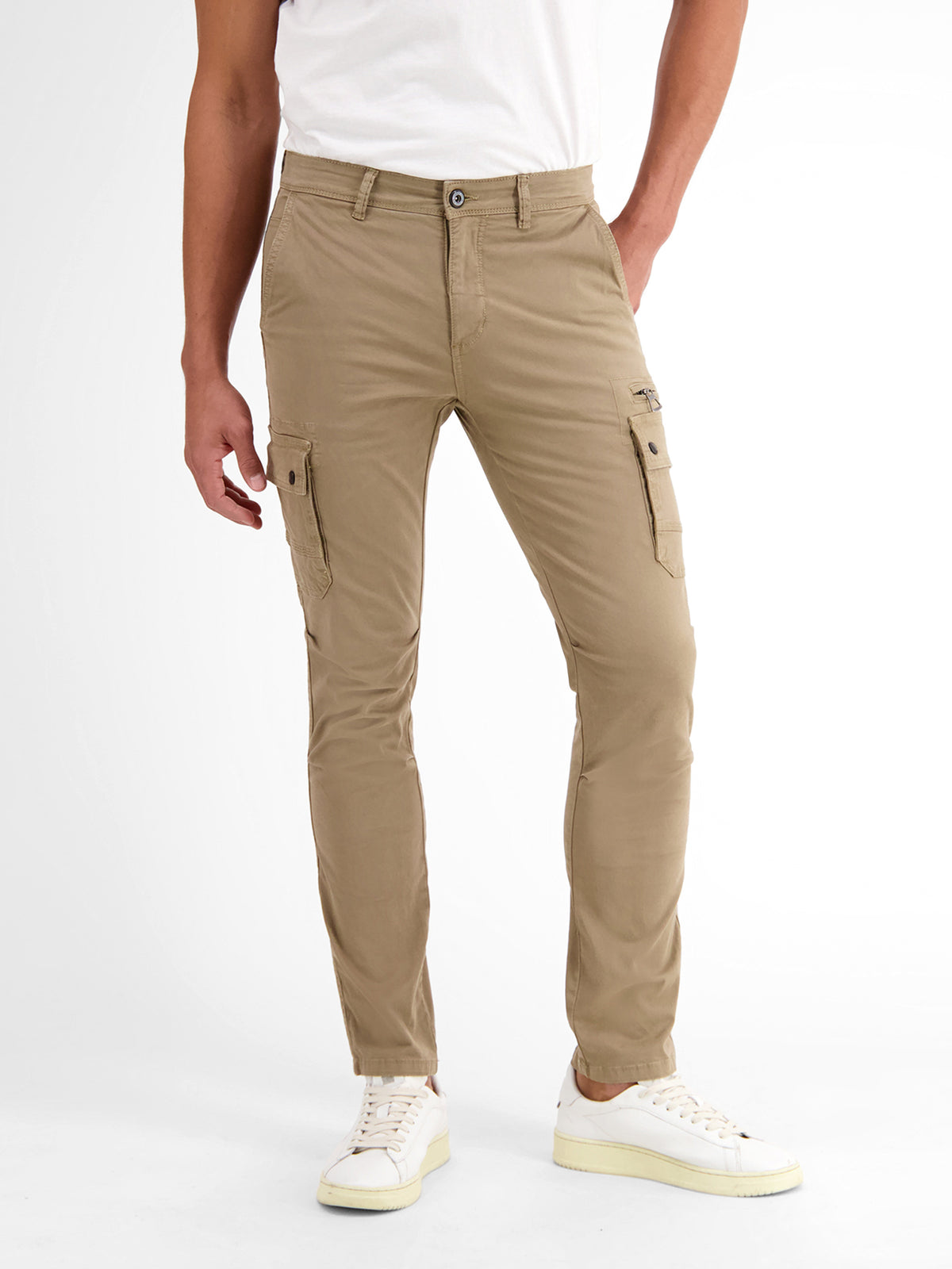 Cargo Pants in schmaler, gerader Passform - LERROS