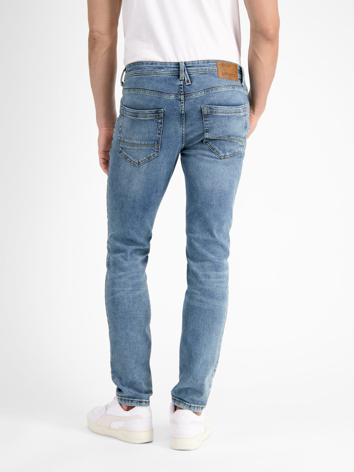 CONLIN 5-Pocket Stretch-Denim, SLIM FIT , blue - LERROS