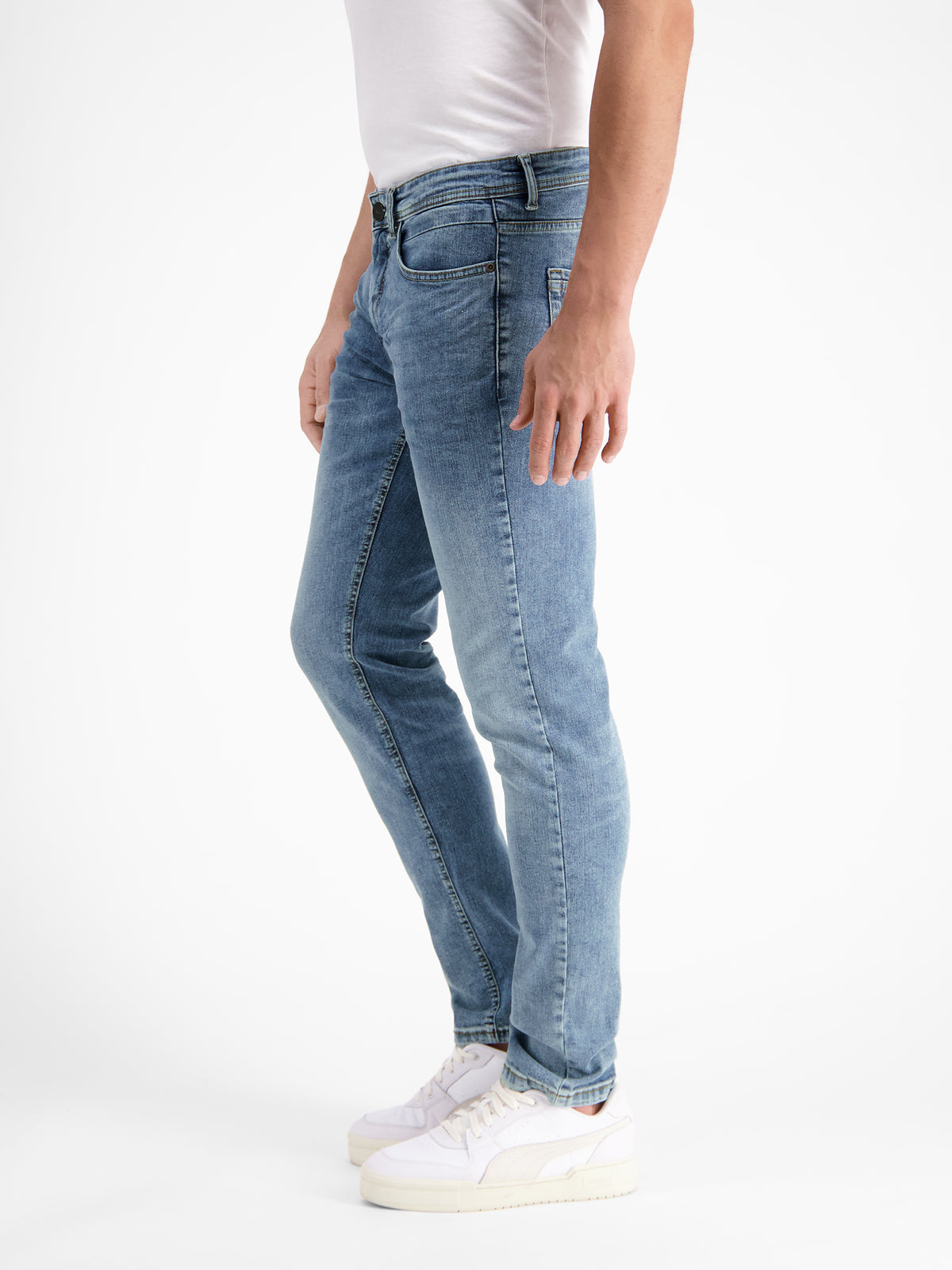 CONLIN 5-Pocket Stretch-Denim, SLIM FIT , blue - LERROS