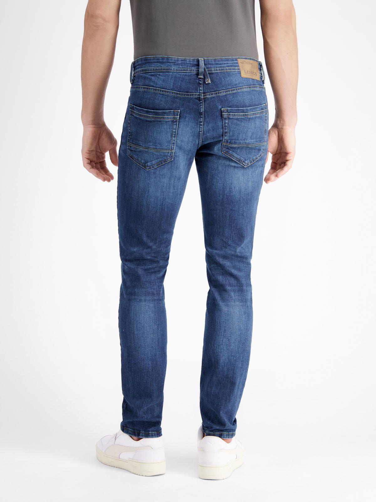 CONLIN 5-Pocket Stretch-Denim, SLIM FIT , blue - LERROS