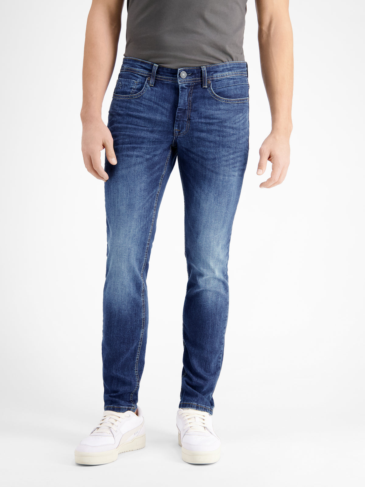 CONLIN 5-Pocket Stretch-Denim, SLIM FIT , blue - LERROS