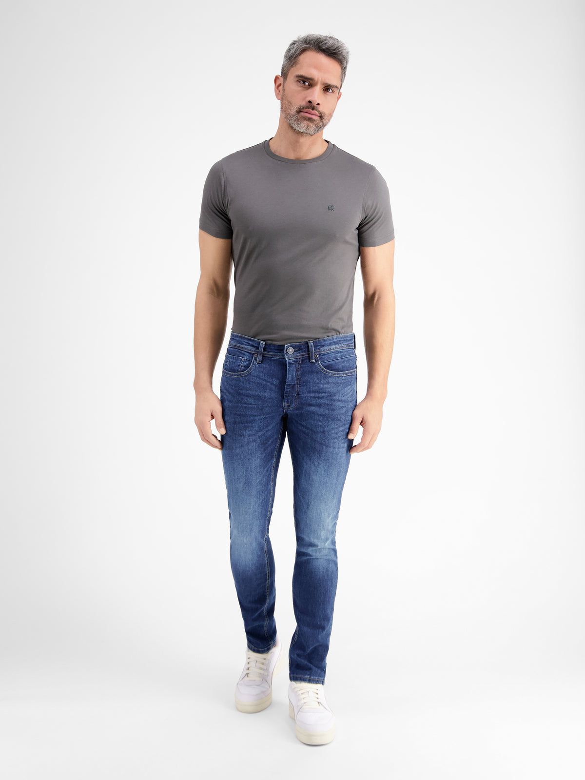CONLIN 5-Pocket Stretch-Denim, SLIM FIT , blue - LERROS
