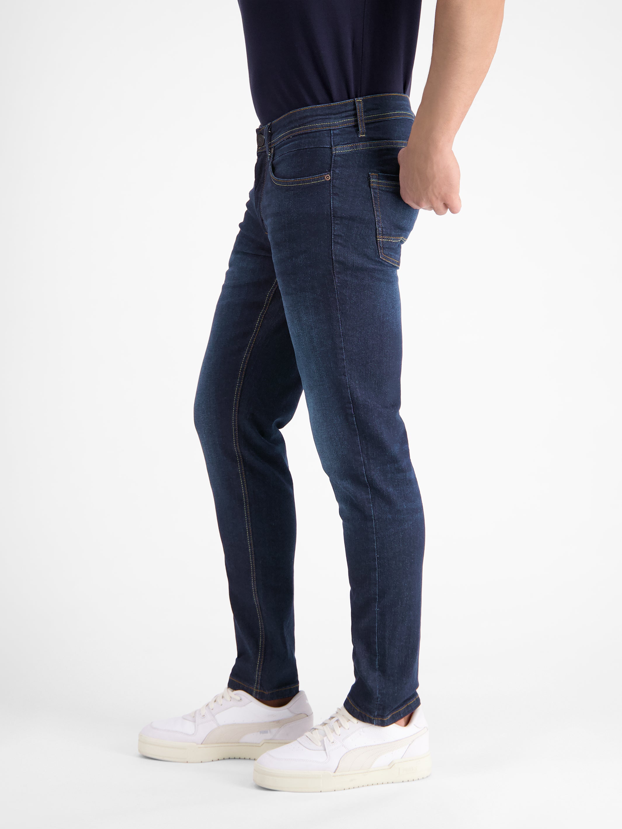 CONLIN 5-Pocket Stretch-Denim, SLIM FIT , blue - LERROS