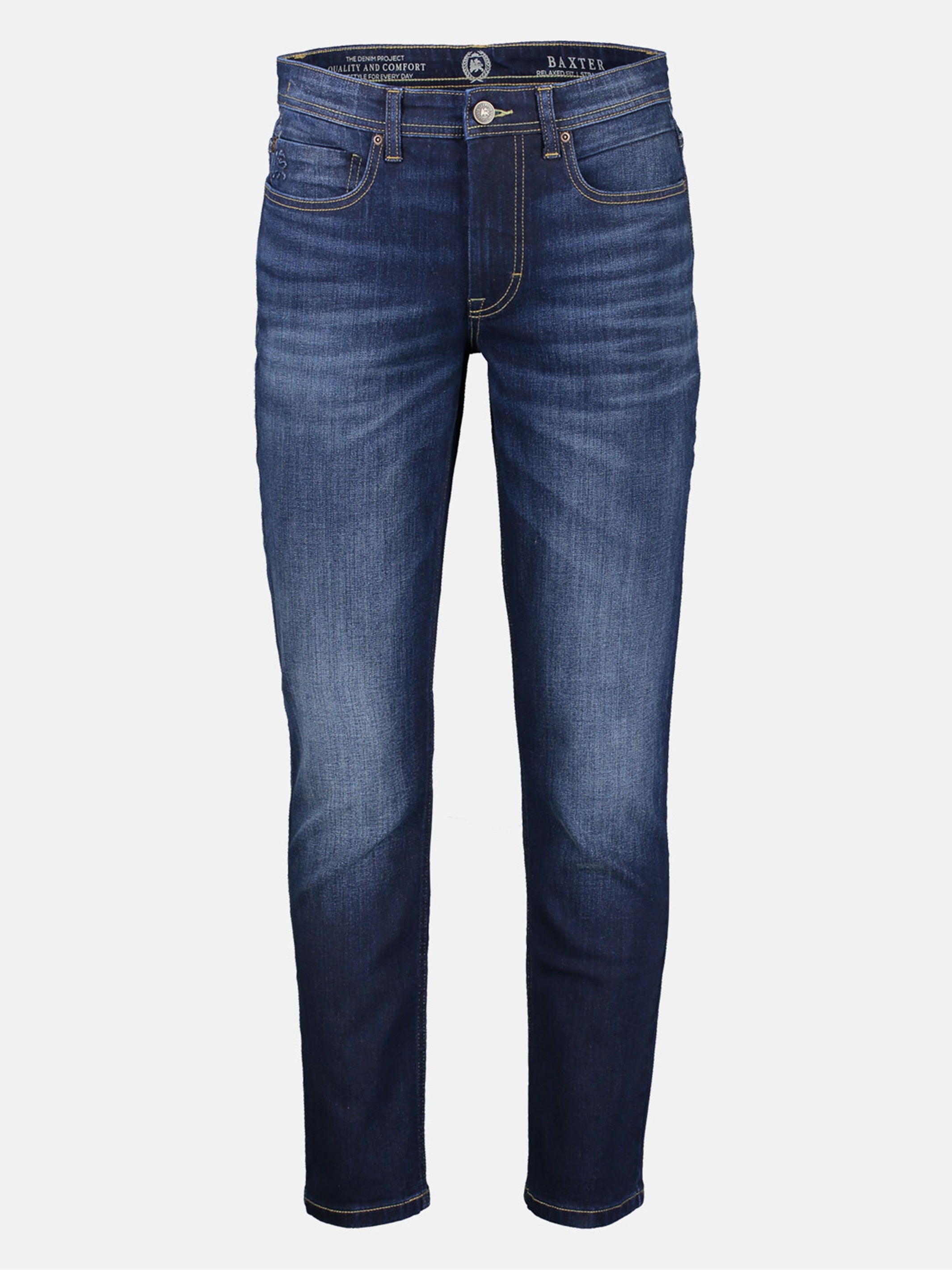 BAXTER 5-Pocket-Denim im Used-Look, RELAXED FIT - LERROS