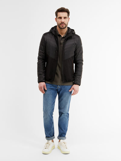 Hybrid jacket, quilted softshell mix