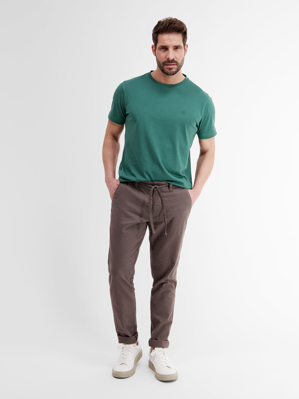 Baumwoll-Leinen Chino - LERROS