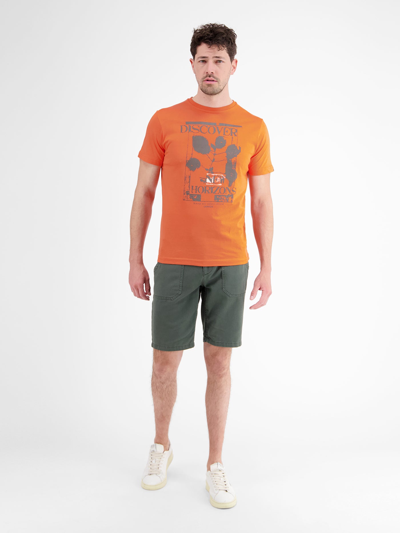 Sportief T-shirt met contrasterende print