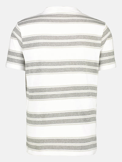 Casual t-shirt with wide stripes