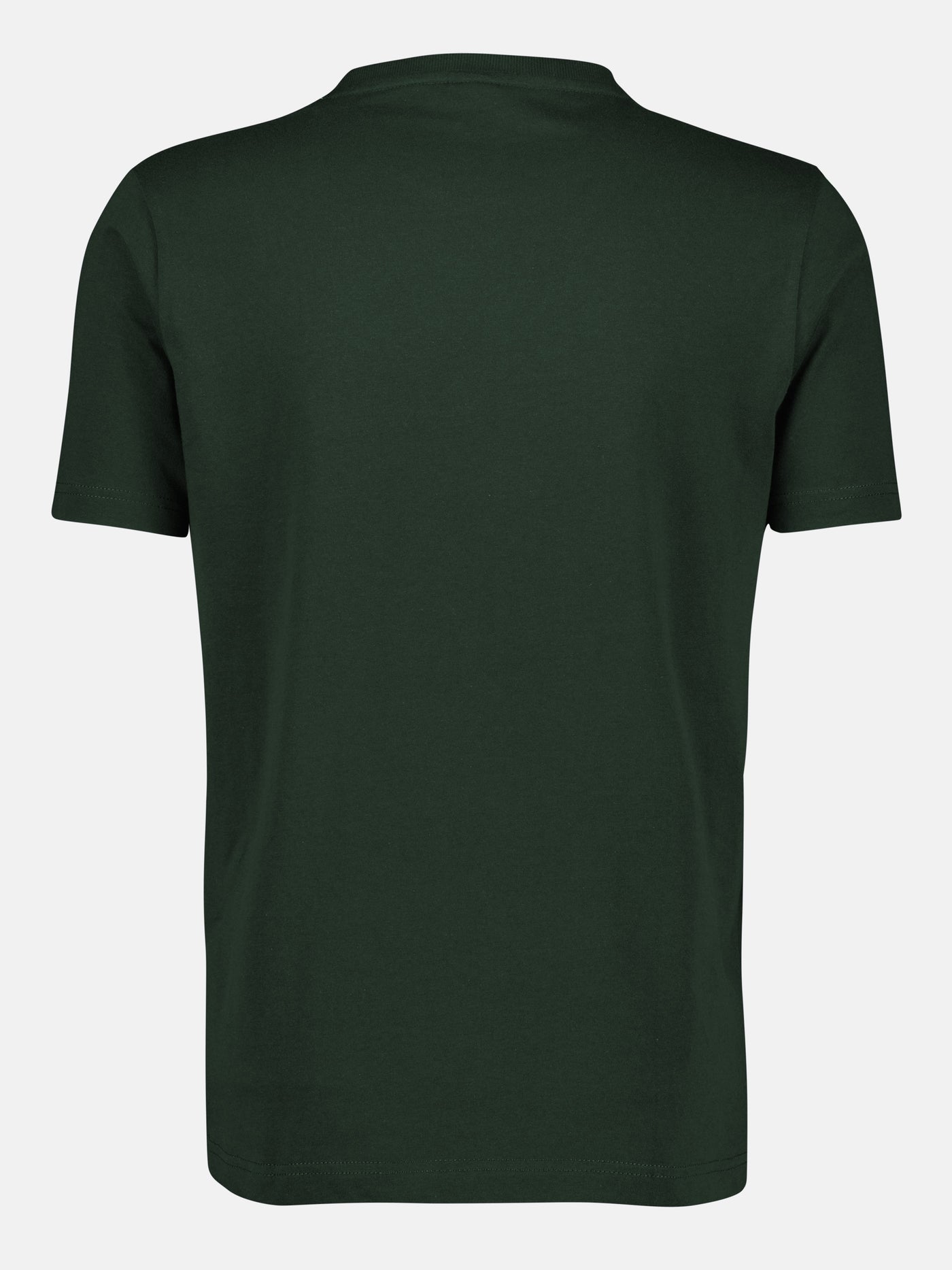 Rundhals T-Shirt mit großem Logo Druck