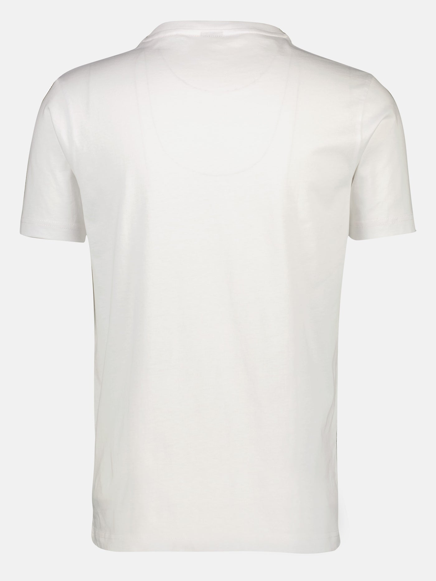 Rundhals T-Shirt mit dezemtem Brustprint
