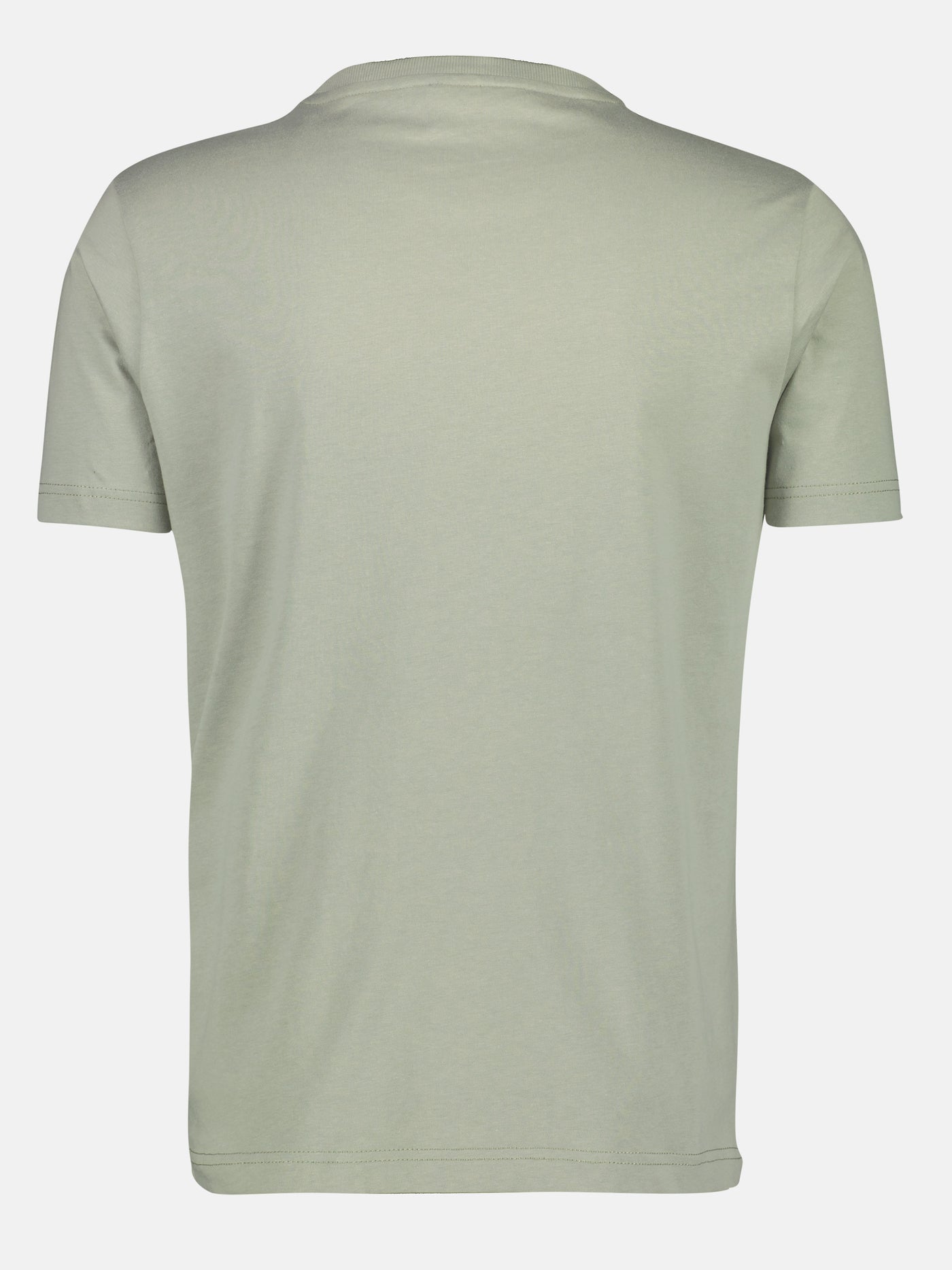 Round-neck T-shirt with a subtle chest print