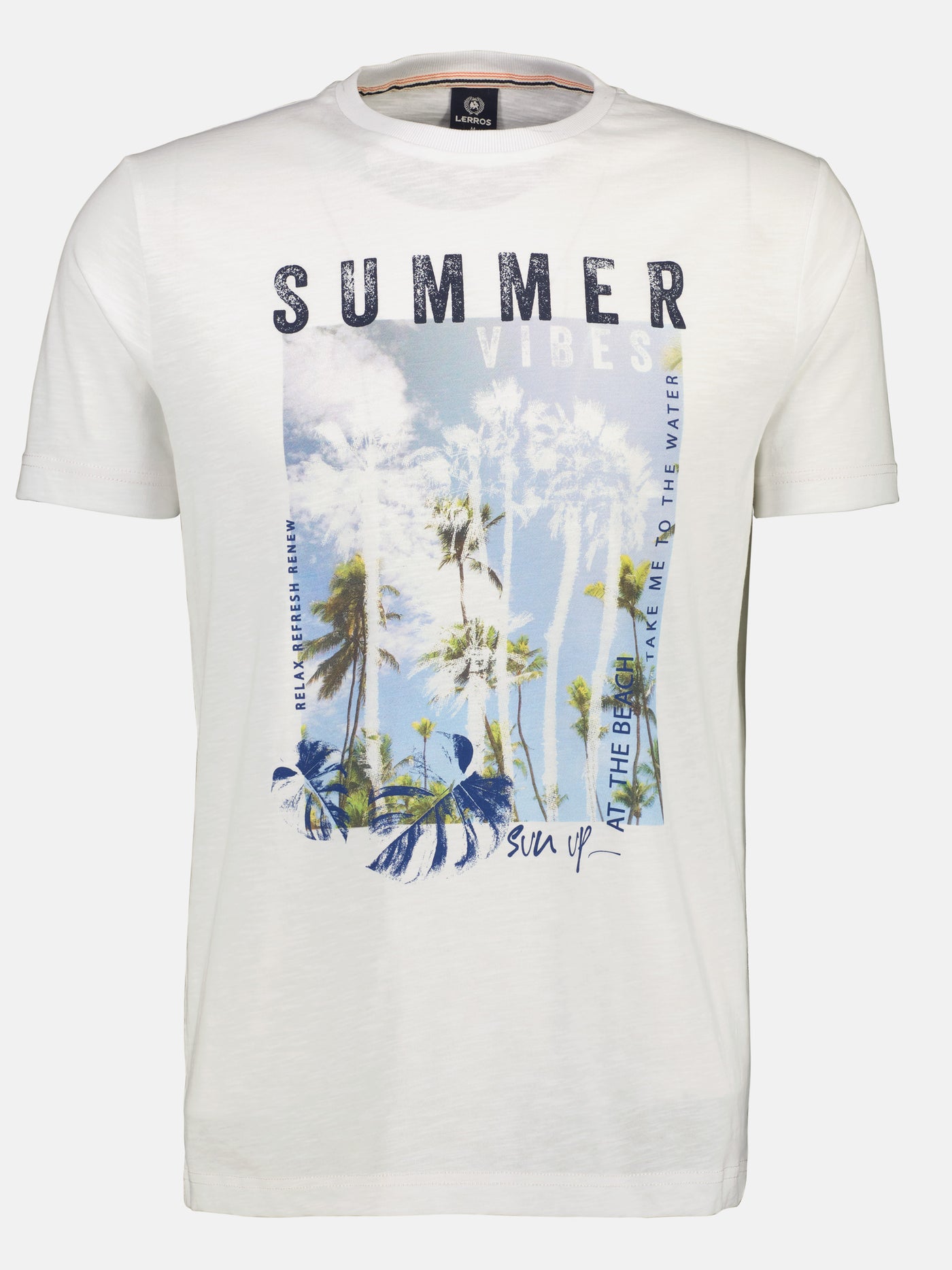 Klassisches T-Shirt mit SHOP – LERROS Print sommerlichem