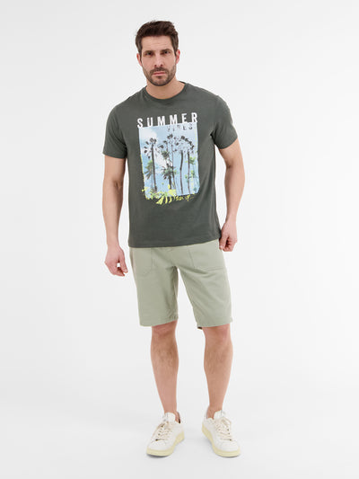Classic T-shirt with a summery print