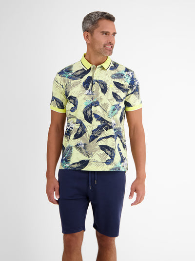 Classic polo with all-over print