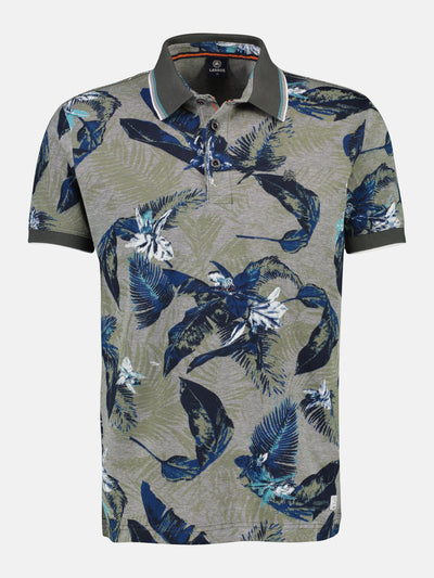 Classic polo with all-over print