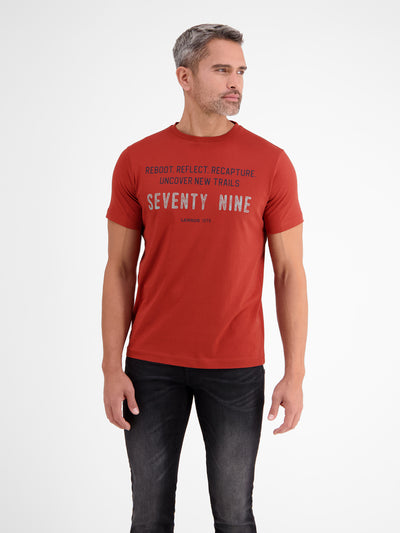 T-shirt met print op de borst *Seventy Nine*