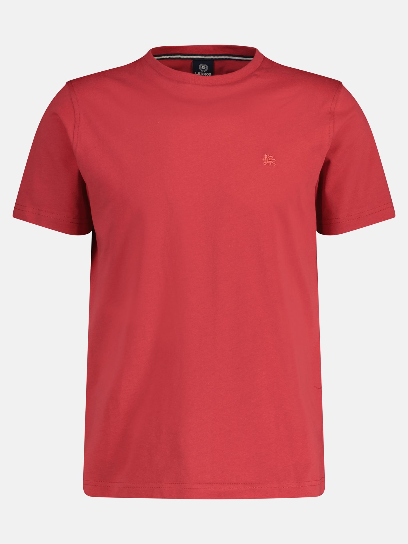 T-Shirt mit O-Neck – LERROS SHOP