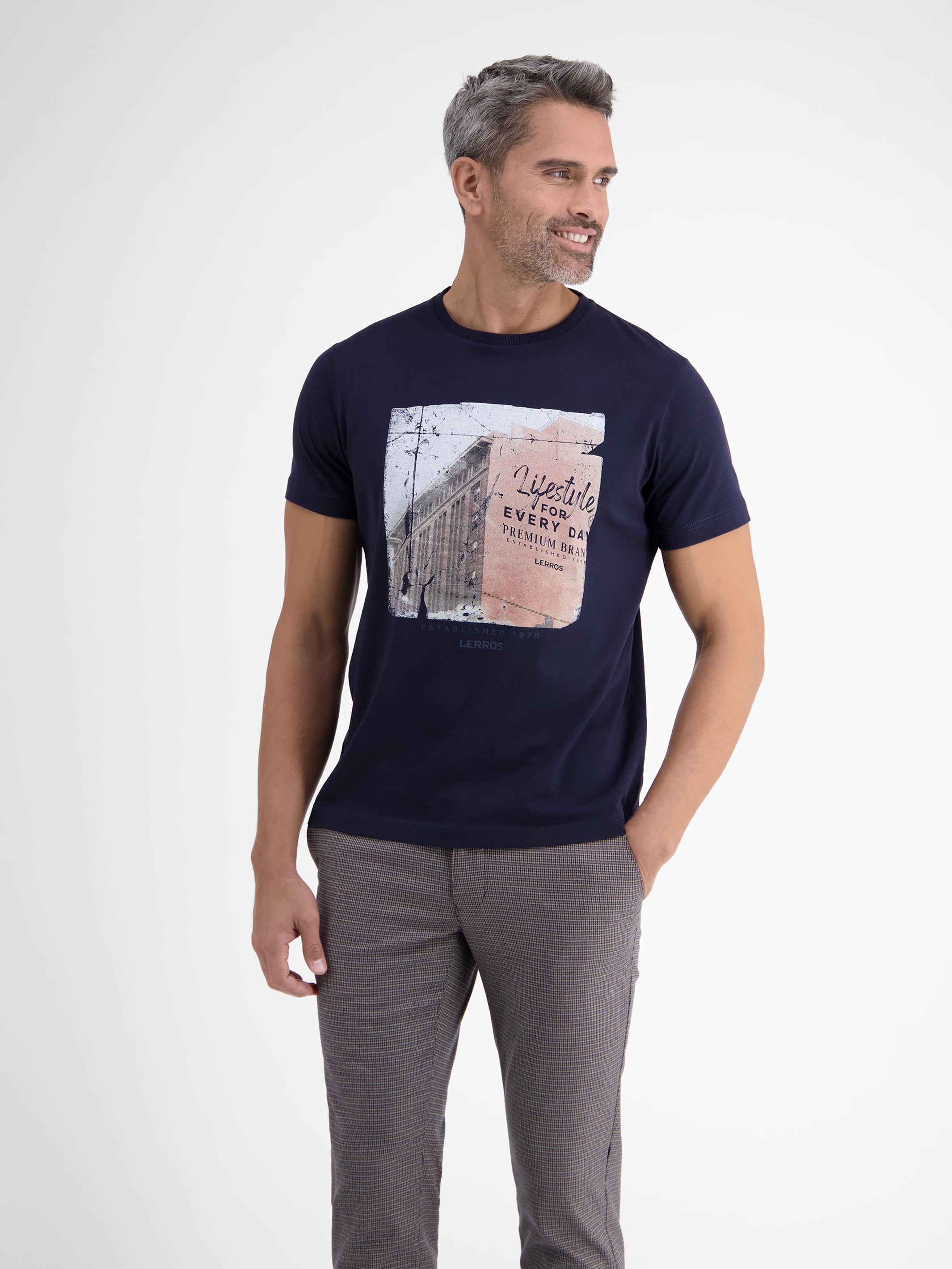 T-Shirt mit Fotoprint - LERROS
