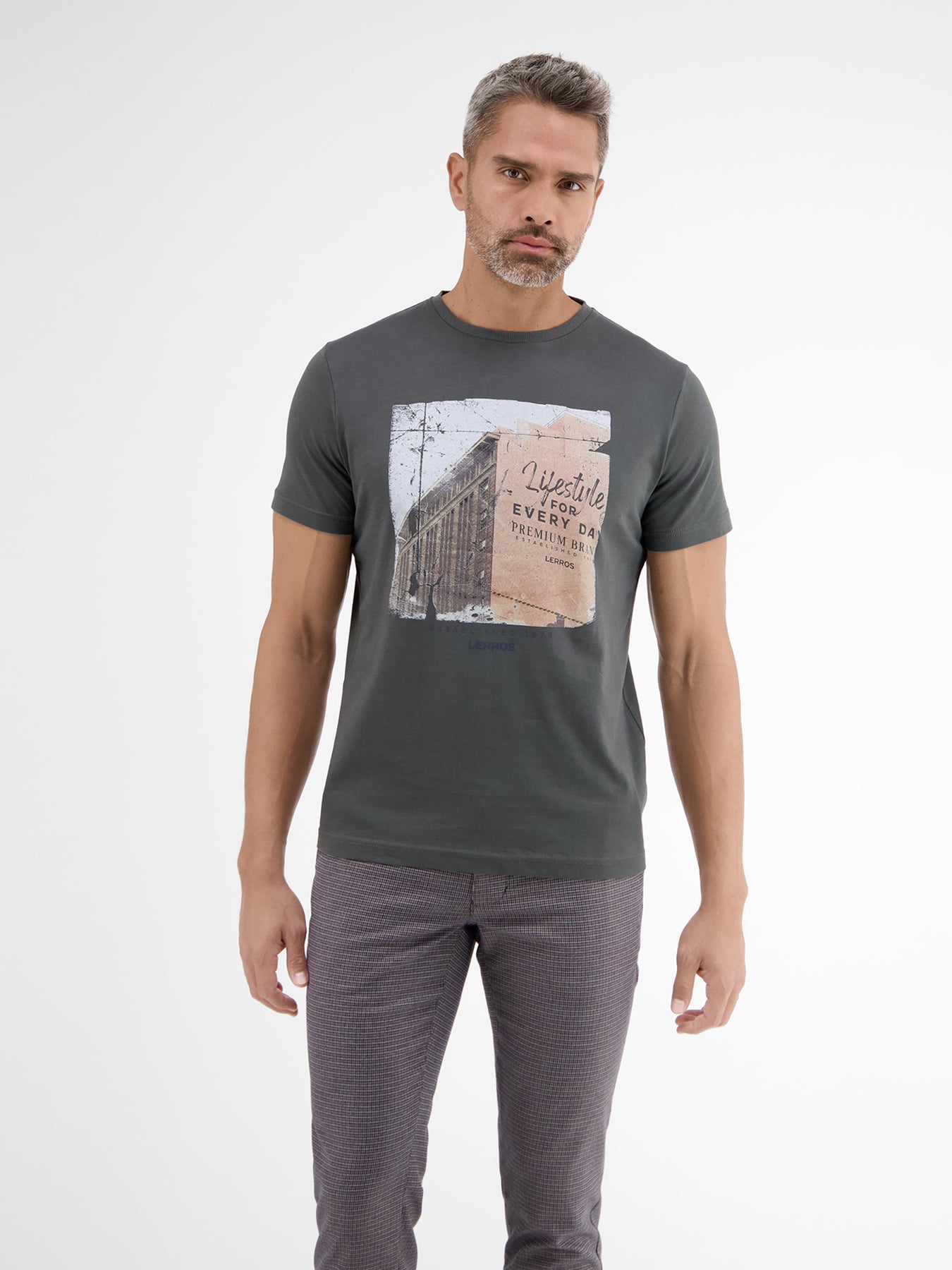 with photo LERROS T-shirt SHOP print –