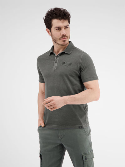 Polo shirt in fineliner look