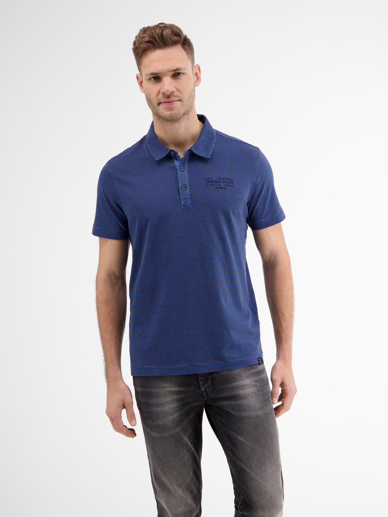 Poloshirt in Finelineroptik - LERROS