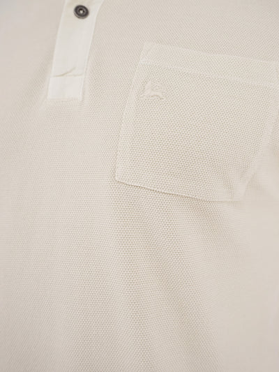 Polo shirt in two-tone piqué